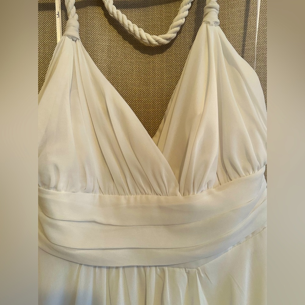 Long white dress